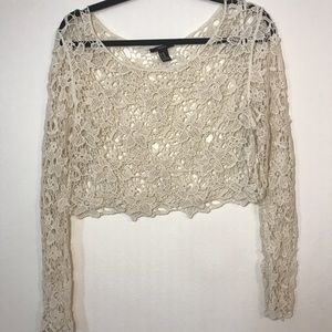 like new crochet crop top
